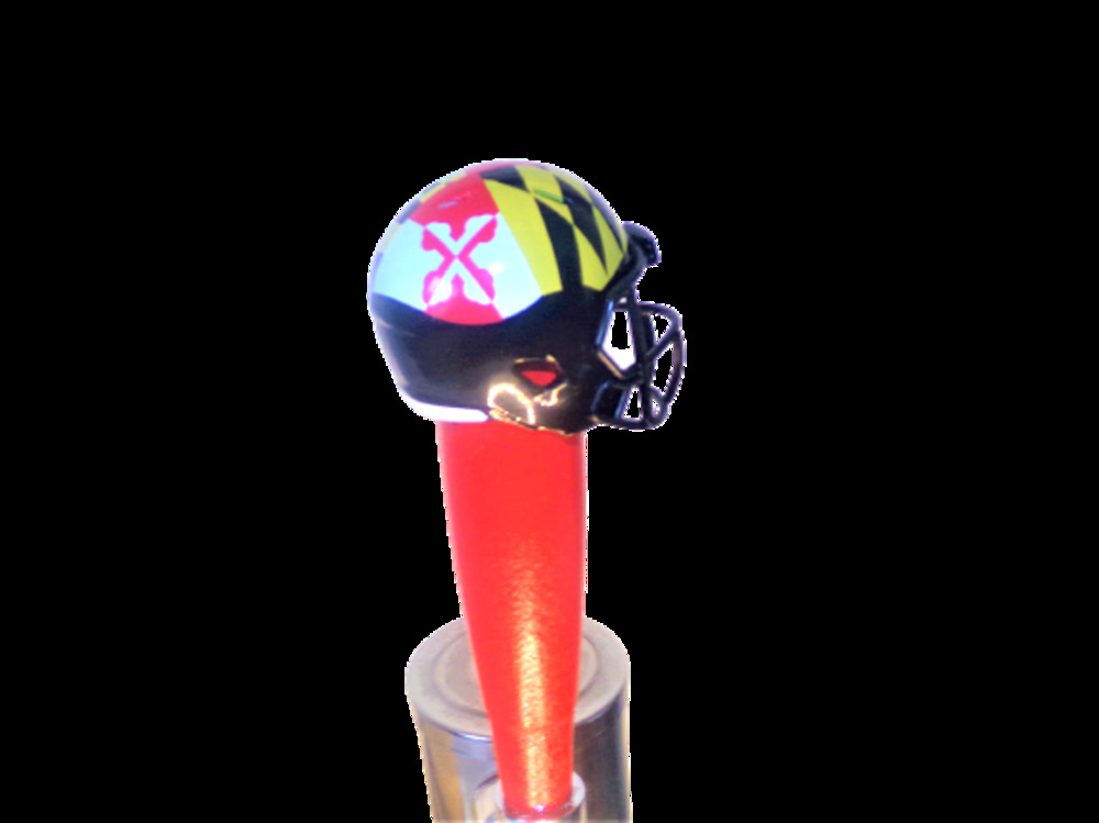 Beer Tap Handle Maryland Terrapins NCAA Football Kegerator Brew Ale Pull Foot